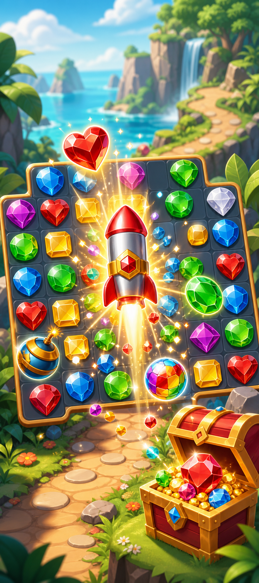 Jewel Pop Journey game art